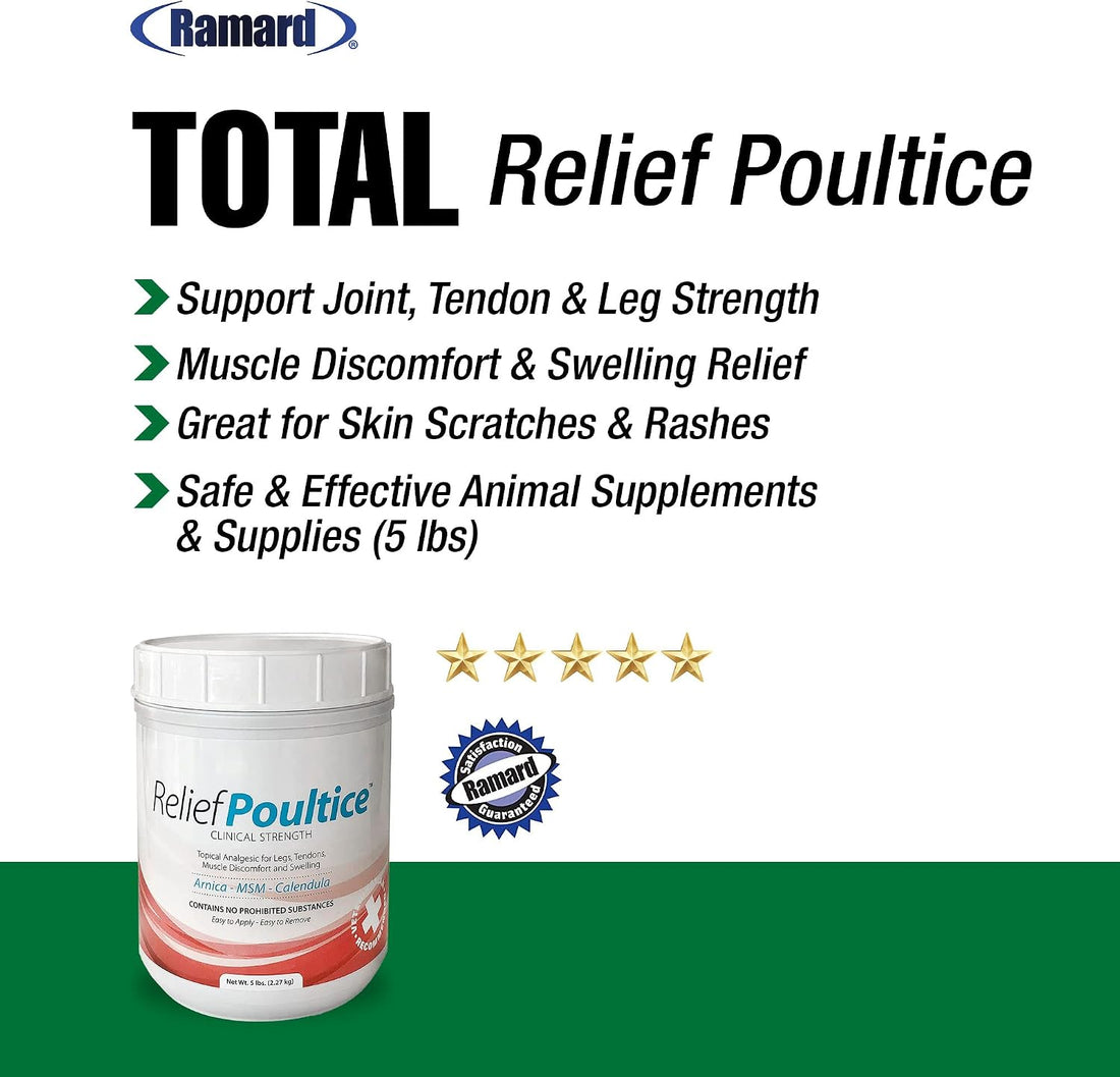 Ramard Relief Poultice for Horses -Veterinary Liniment Gel for Horse