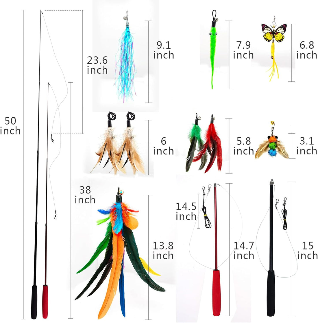 miwoowim Cat Toys Interactive for Indoor Cats