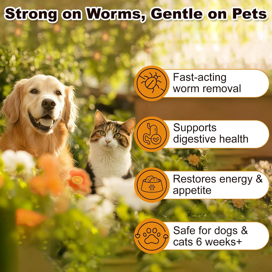 7-Way Dewormer Liquid for Dogs & Cats