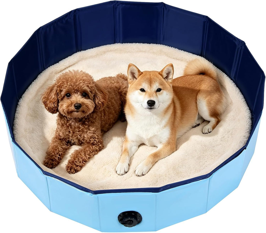 Foldable Dog Pool 47'' x 12''(120 x 30cm)