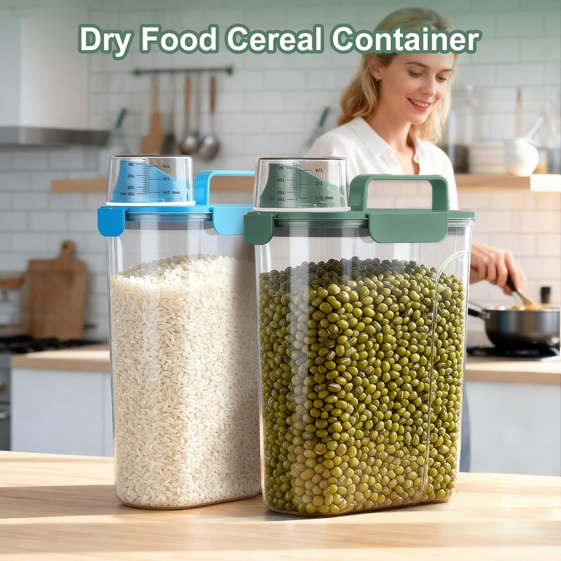 Uppetly Dog Cat Food Storage Container, 5-7Lbs Pet Food Containers