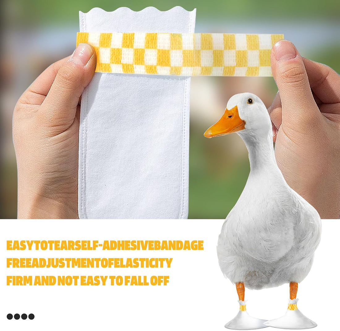 Disposable Duck Shoes for Real Ducks Feet Bumblefoot Care Supplies