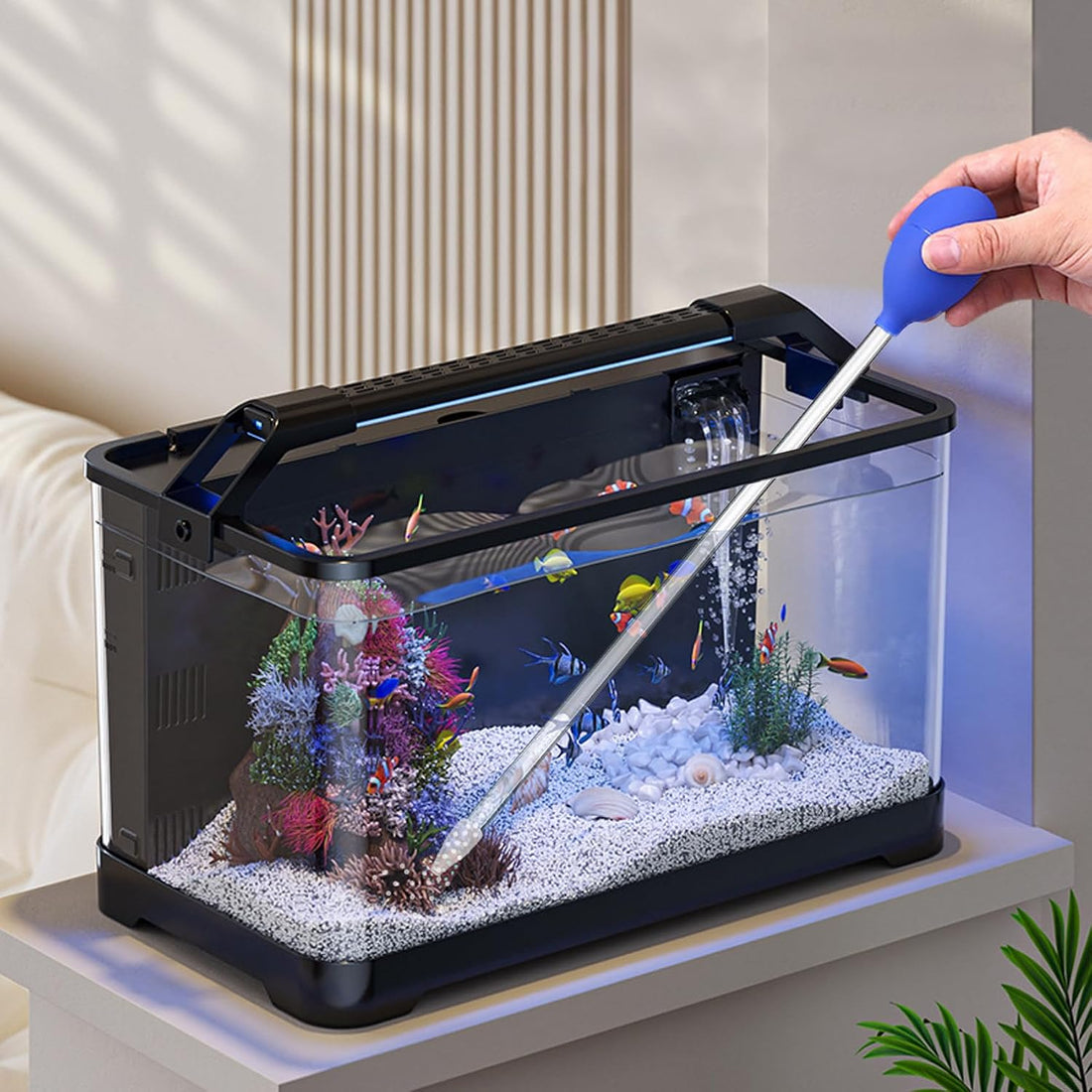 18.5 in Long Pipette for Fish Tank Coral Food Feeder Long Syringe