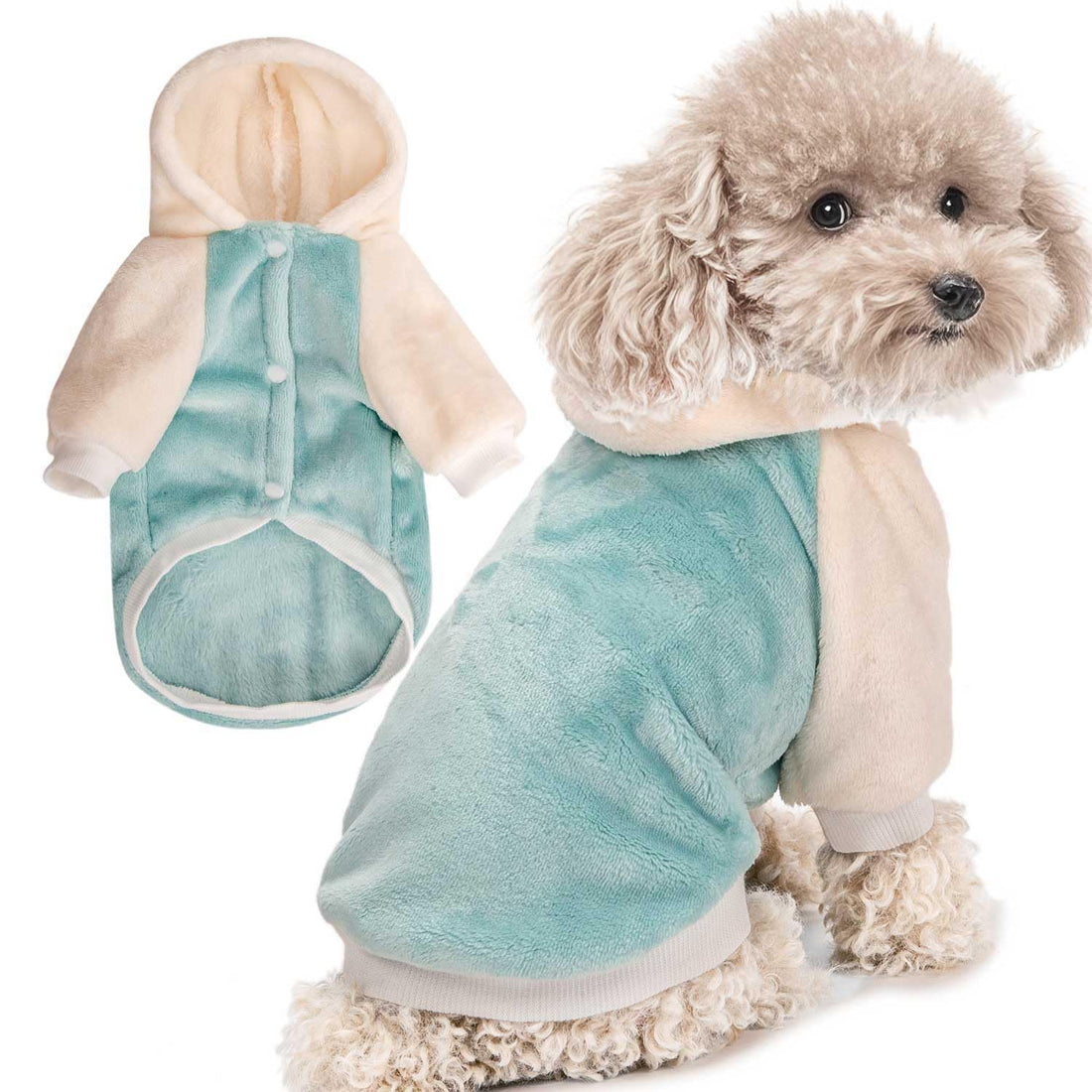 FabriCastle Dog Hoodie Sweater for Small Dogs Boy and Girl