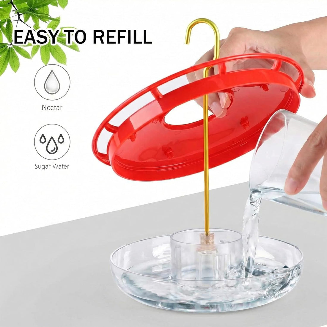 eWonLife Hummingbird Feeders for Outdoors