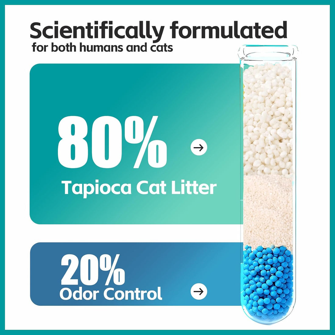Tapioca Cat Litter, Cassava Cat Litter Odor Control Dust-Free