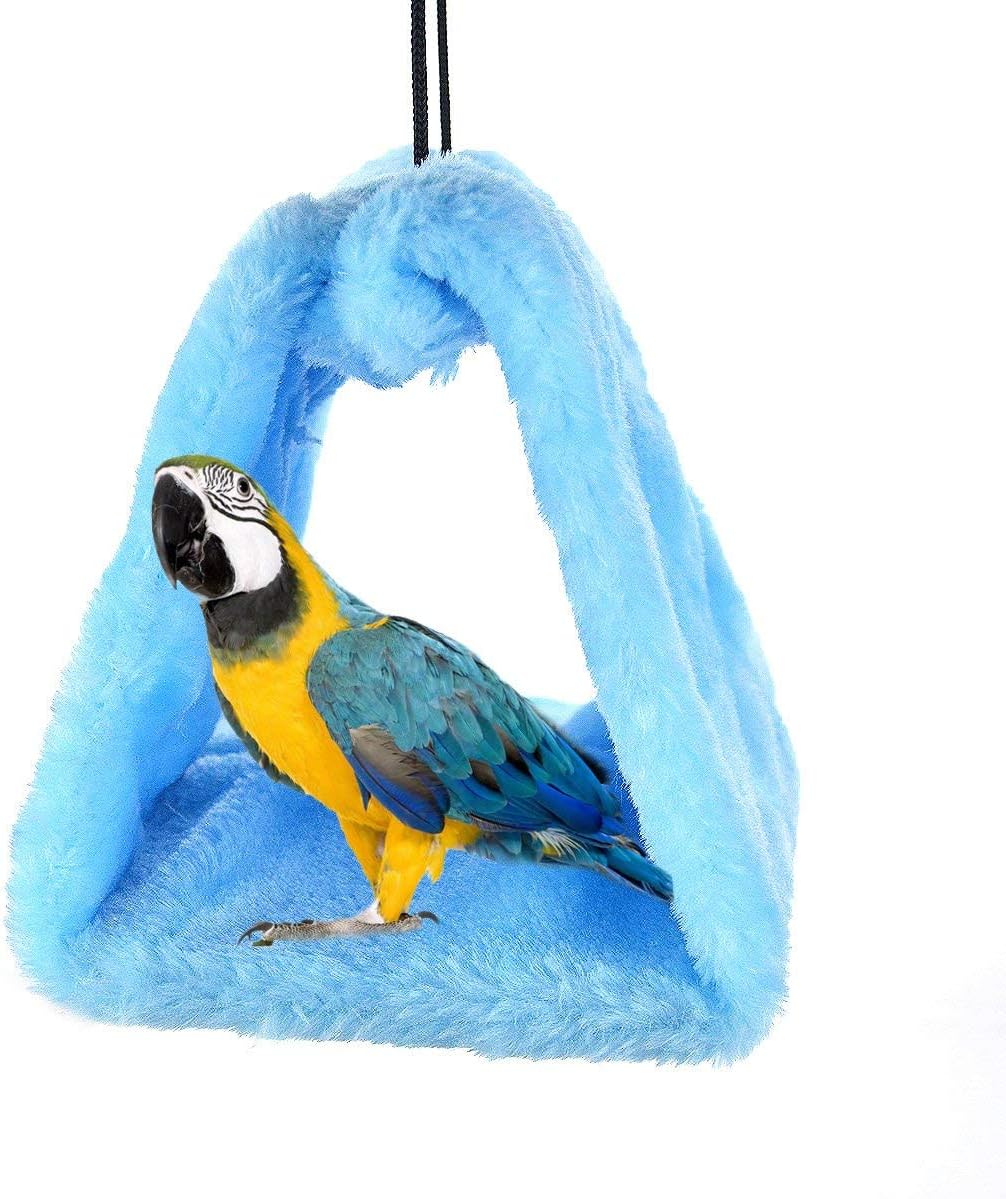 MOACC Winter Warm Bird Nest House Shed Hut Hanging Hammock Finch Cage