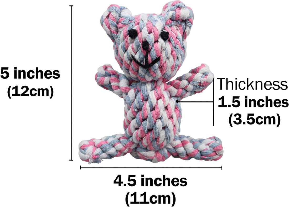SunGrow Teddy Bear Puppy Teething Toy