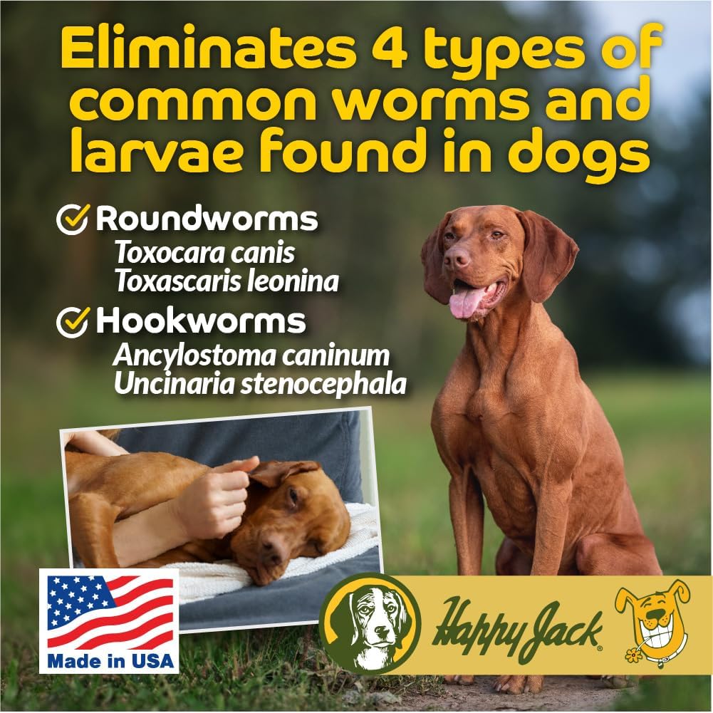 Happy Jack Liqui-Vict 2X Liquid Dog Dewormer for Large