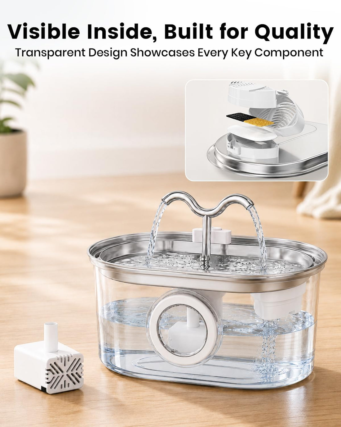 Official Replacement Filters for Pet Water Fountain
