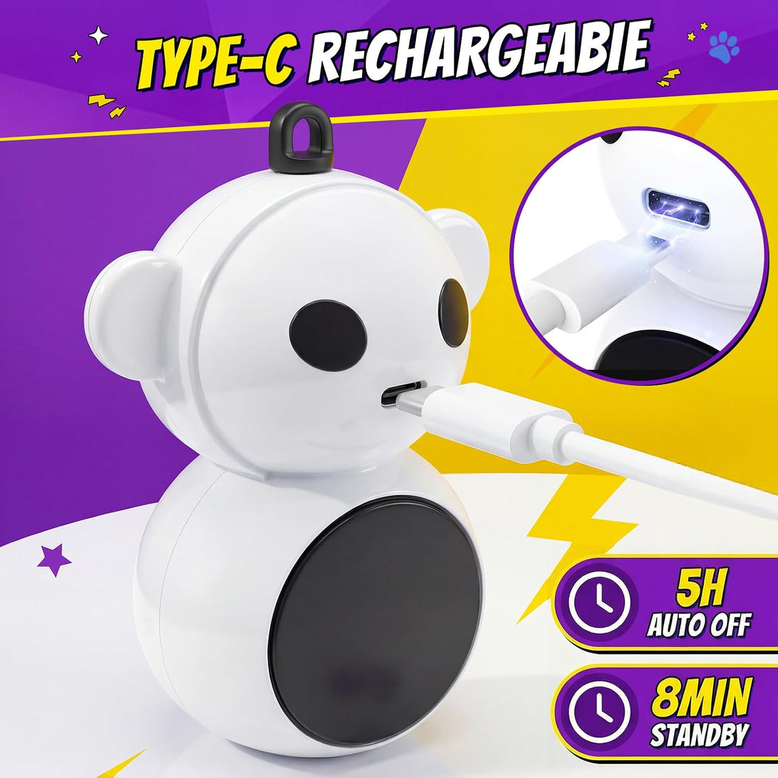 2-in-1 Interactive Laser Pointer Cat Toy & Flying Bird Wand