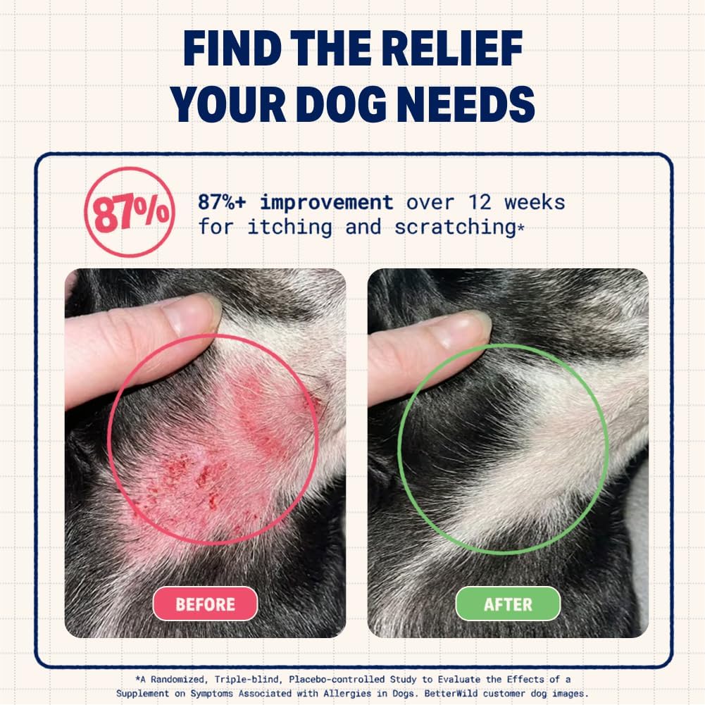 Allergy Dog Chews, Immune and Gut Health Support, 30 Chews