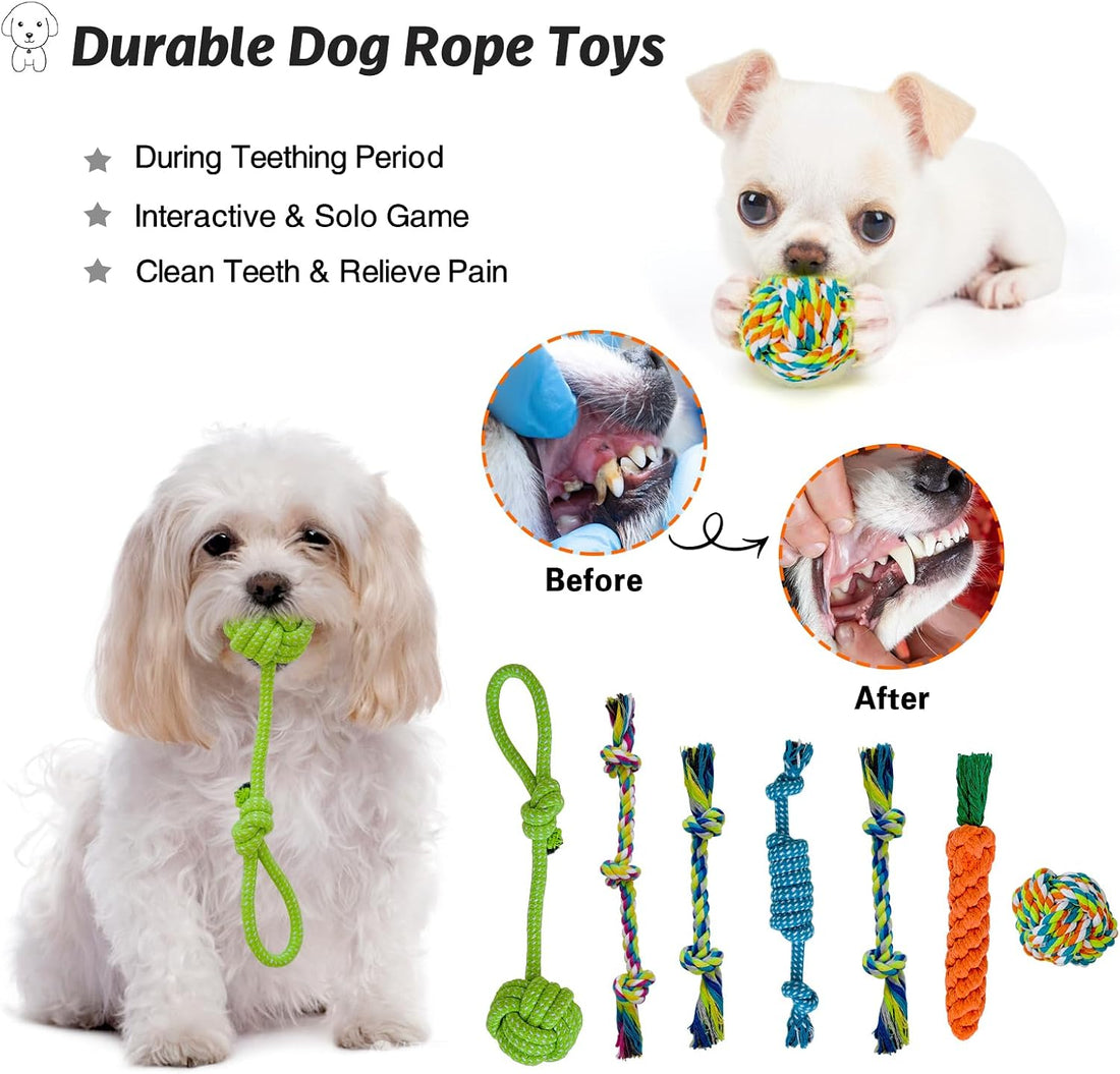 MRSOHRET 20Pcs Puppy Chew Toys for Teething