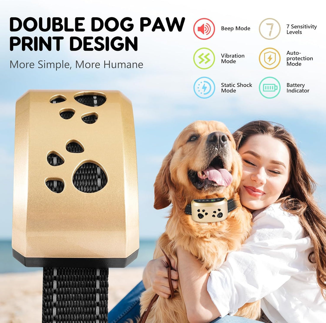 Dog Bark Collar, Svtrat Smart Anti Bark Collar for Small Medium Large