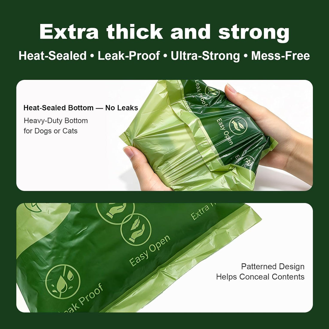 Dog Poop Bag 540 Count Biodegradable Dog Waste Bags with Dispenser