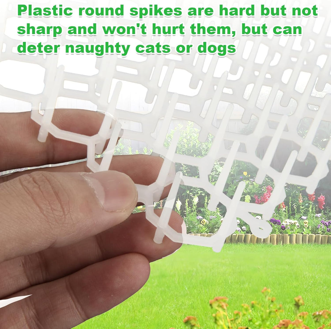 16PCS Cat Scat Mat 16x11 Cat Spike Keep Cats Out of Yard Permanently