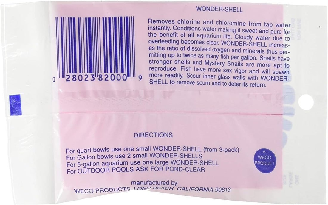 Weco Wonder Shell Natural Minerals, Large