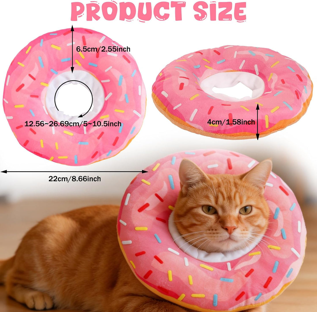 Soft Cat Elizabeth Collar Donut Anti-Licking Care for Small Cats