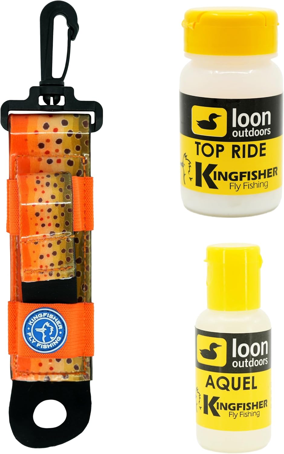 Loon Outdoors Combo Pack - Floatant and Desicant with a Kingfisher