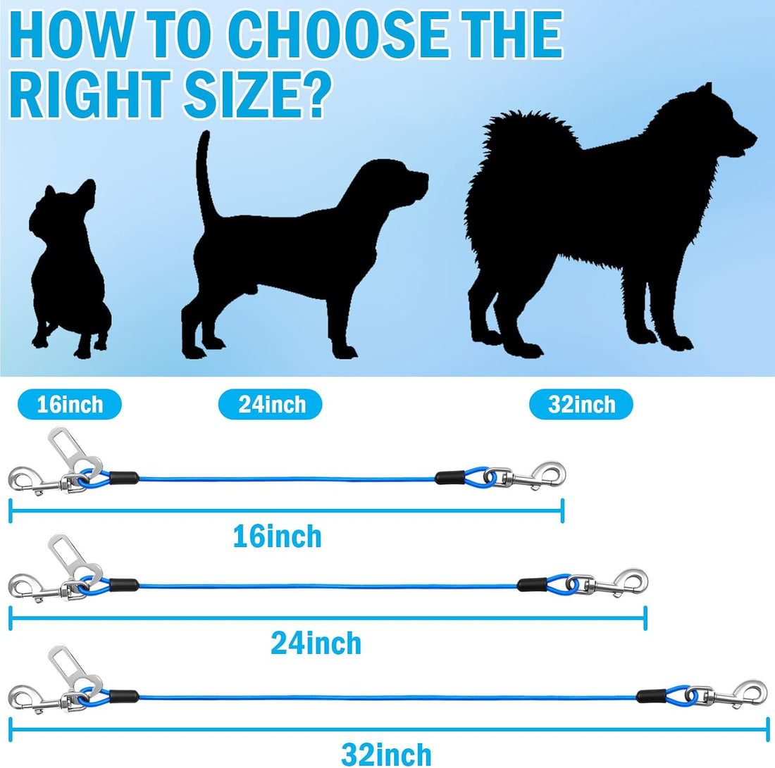 Dog Car Safety Harness, Seatbelt Leash