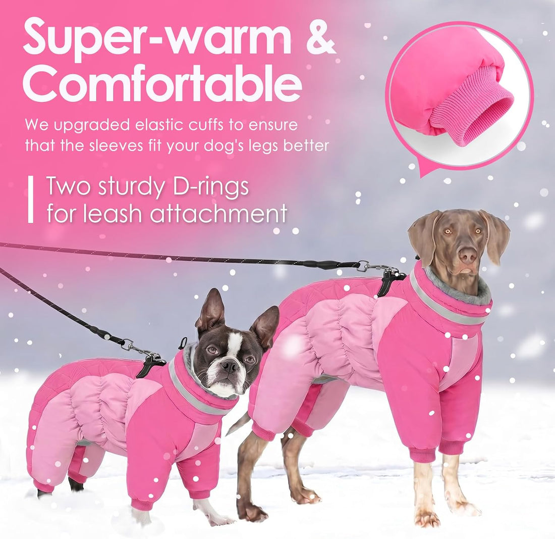 AOFITEE Dog Coats for Medium Dogs Warm Full Body Dog Jacket