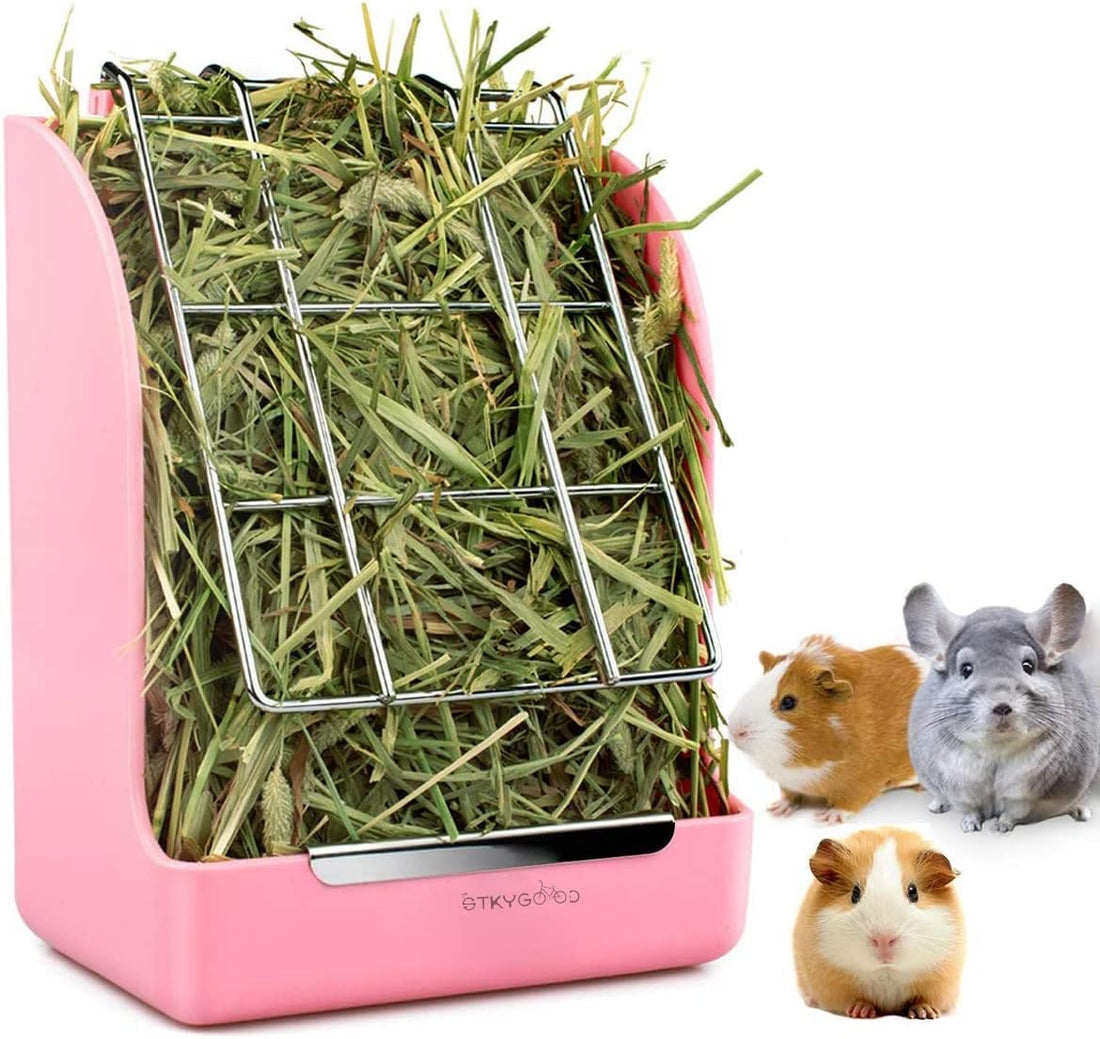 Rabbit Hay Feeder, Large Capacity Bunny Hay Rack for Rabbits