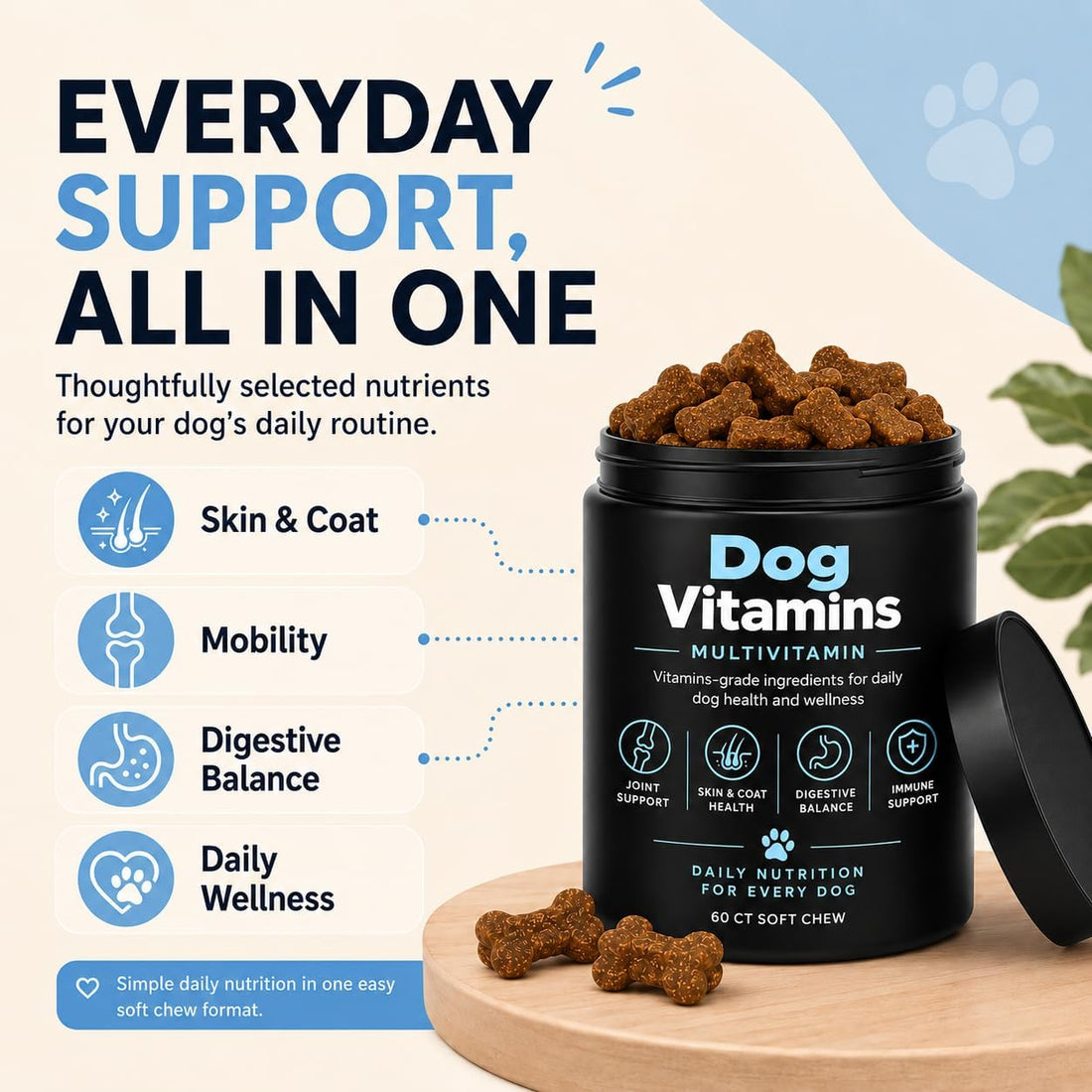 Dog Multivitamin for Itch Relief