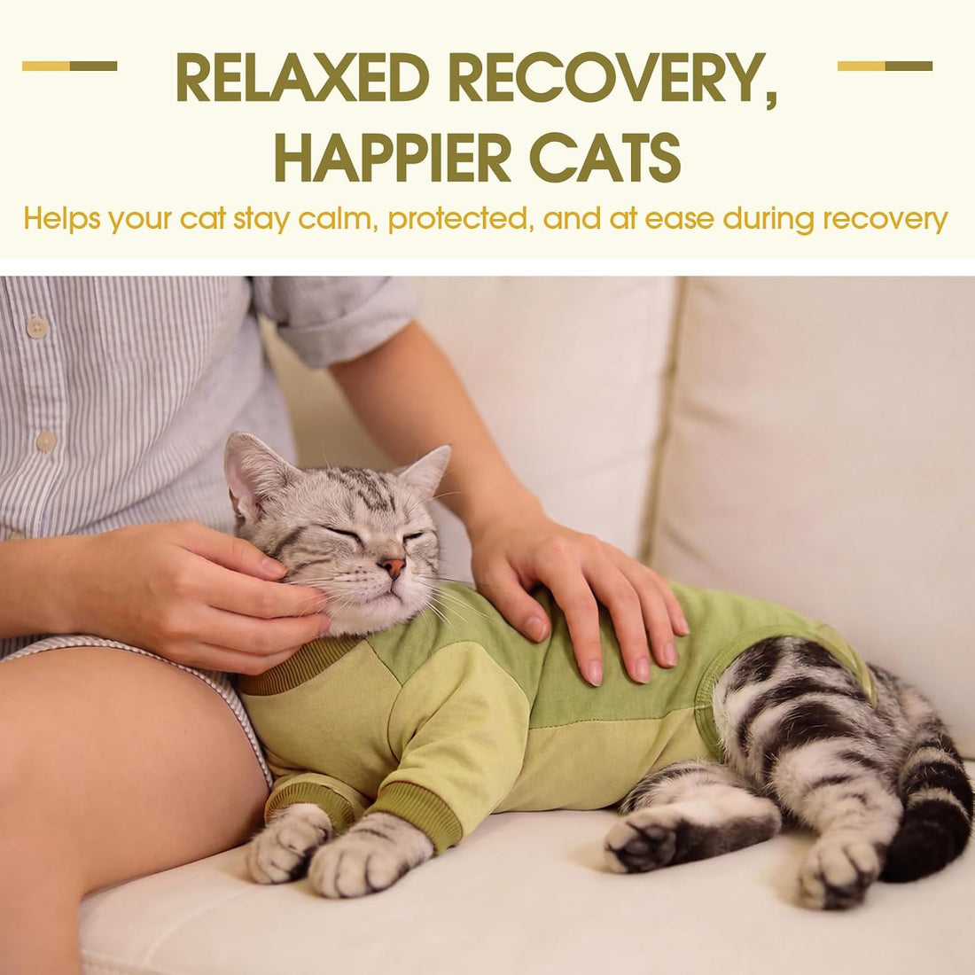 QBLEEV Cat Recovery Suit for Foreleg