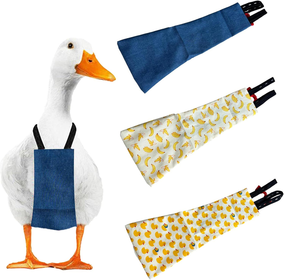 Duck Diapers for Pet Ducks 3 Pack