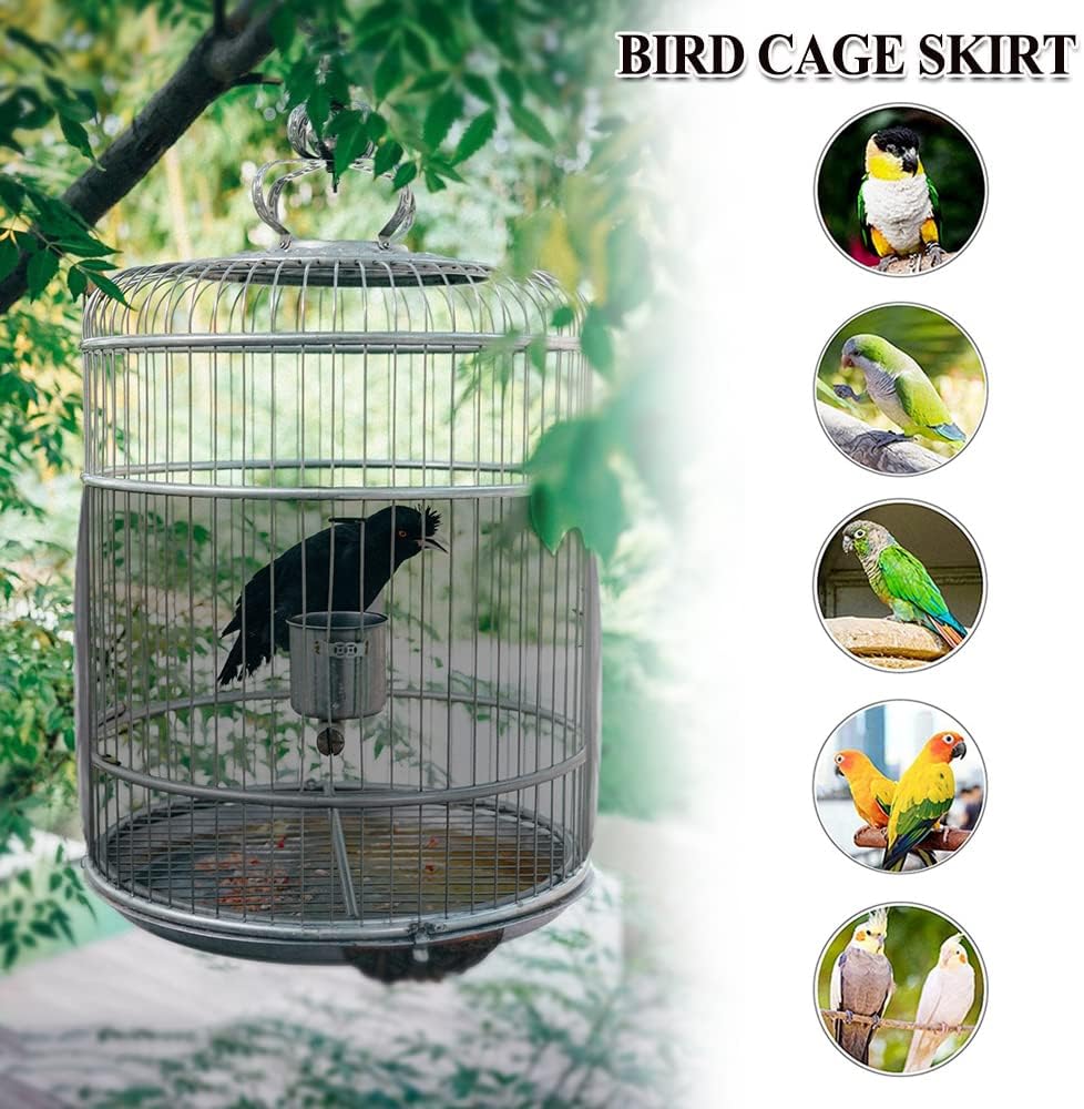 ASOCEA Bird Cage Seed Catcher,Universal Bird Cage Cover