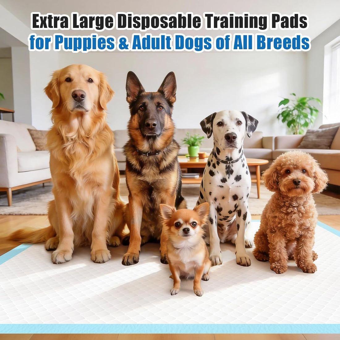 VISRIE 100 Pack Puppy Pads- 30"x36", Extra Large Pee Pads for Dogs