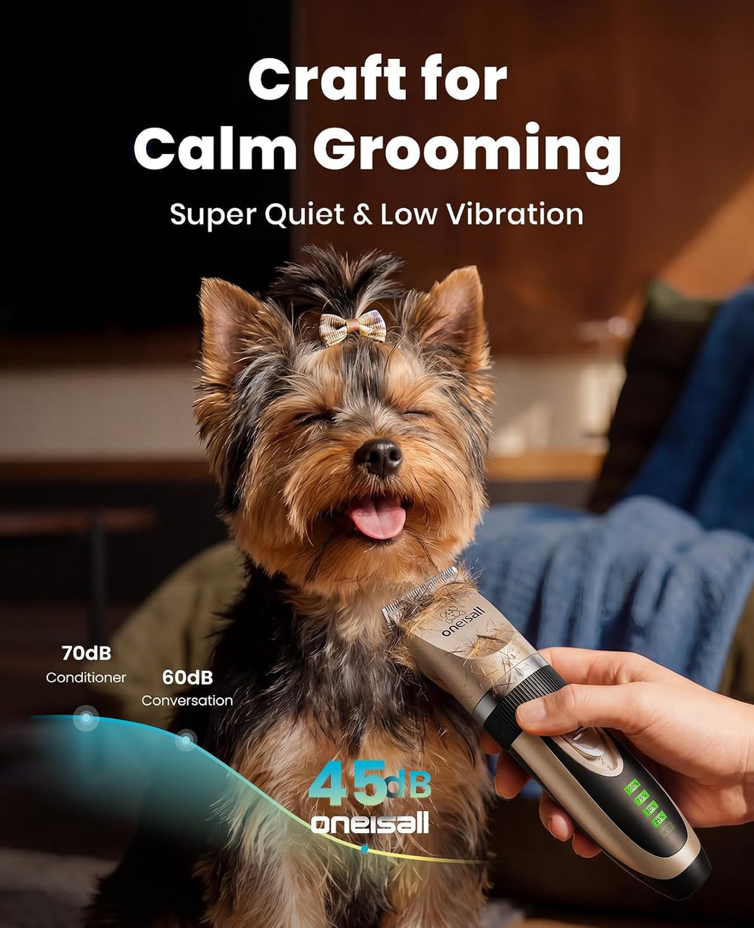 oneisall Dog Clippers Low Noise