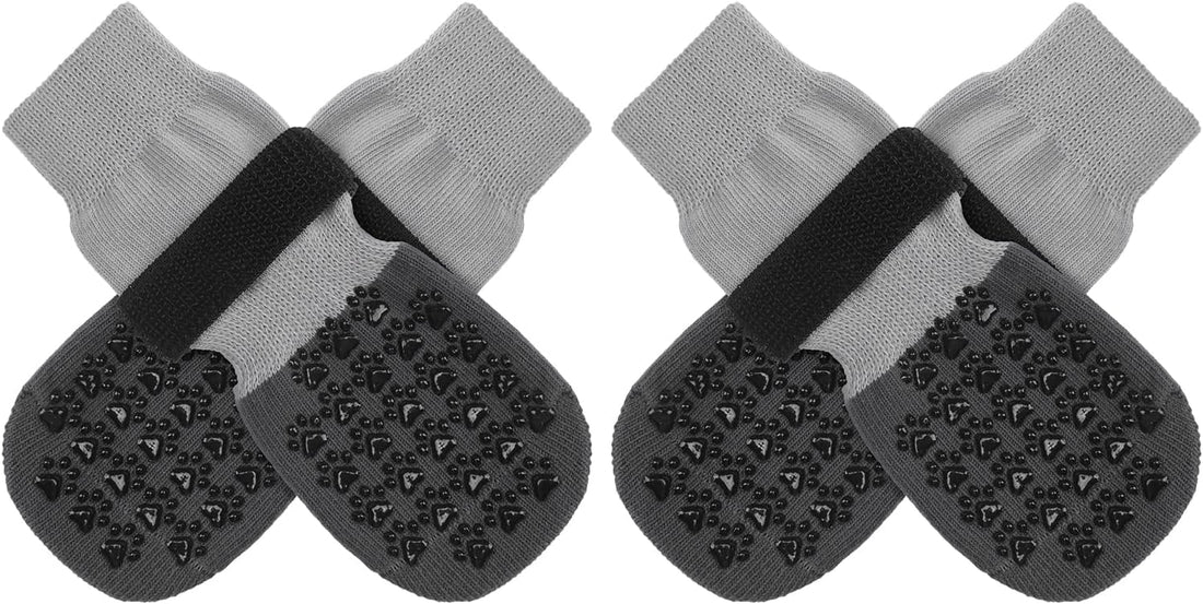 SCENEREAL Anti Slip Dog Socks to Prevent Licking Paws for Hardwood