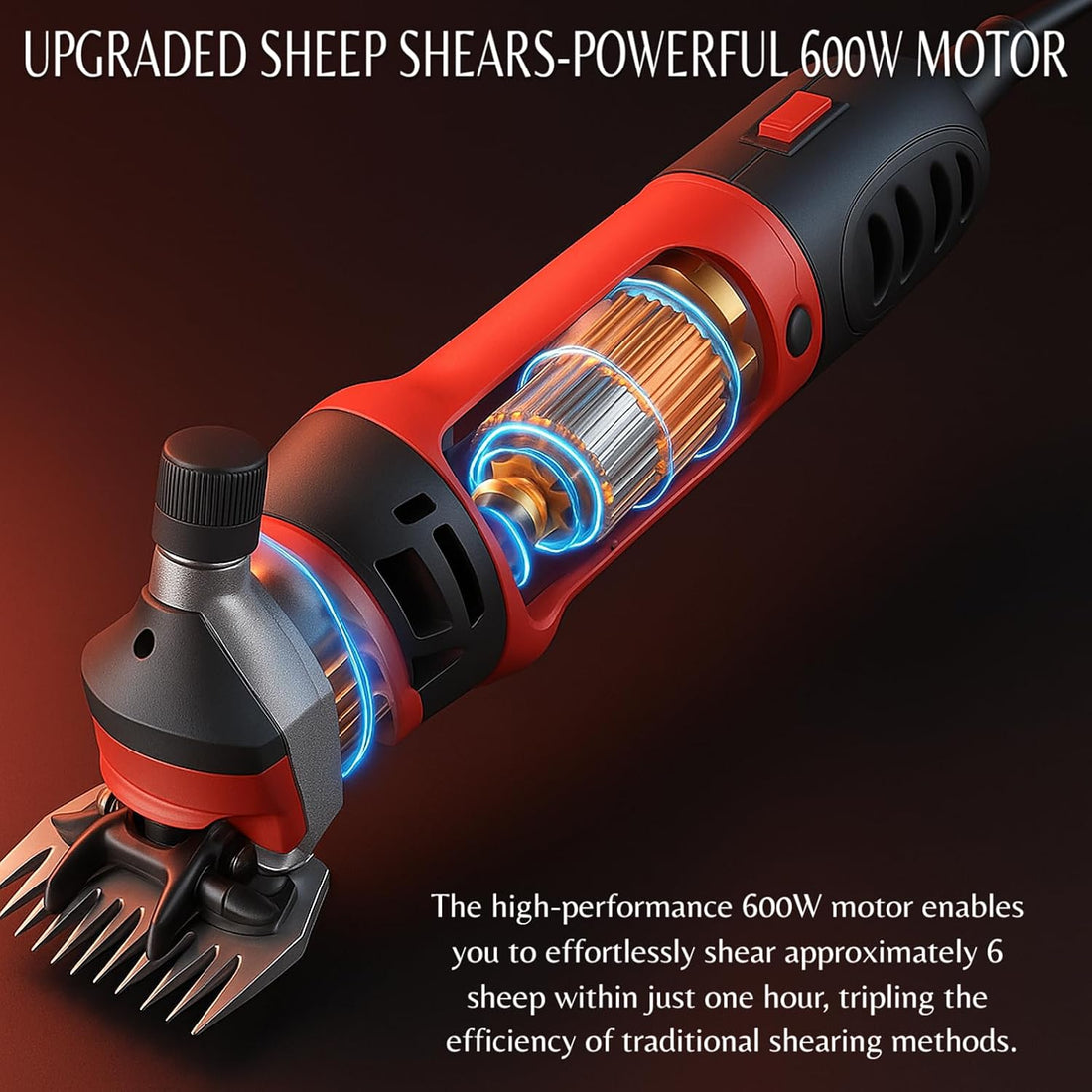 Sheep Shears 500W Professional 6 Speeds