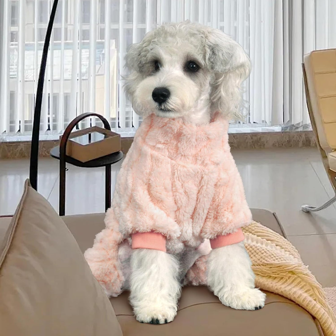 XPUDAC Dog Sweater, Dog Winter Clothes for Small Medium Dogs Girl Boy