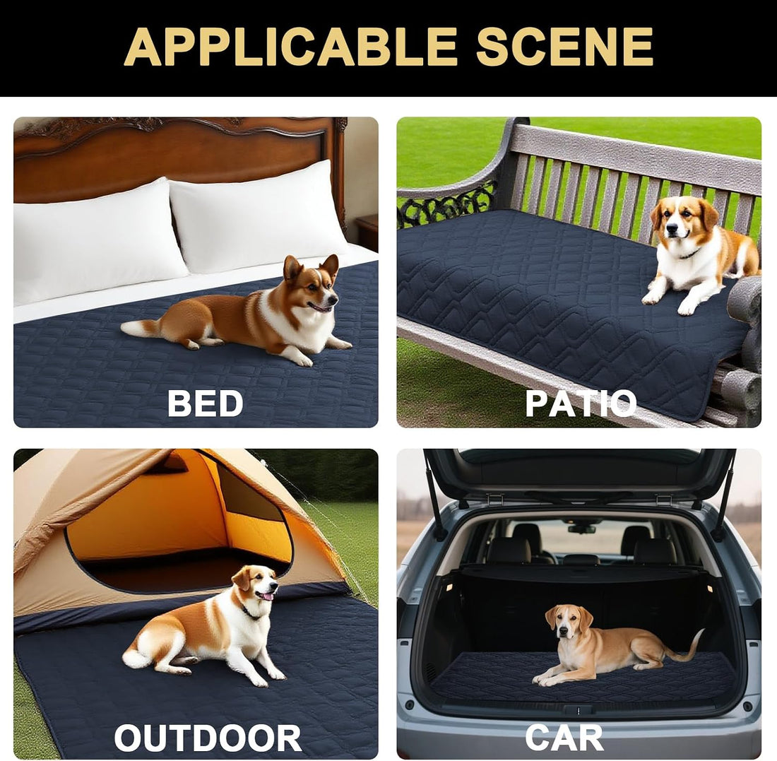 PrinceDeco Waterproof Dog Couch Cover Non-Slip