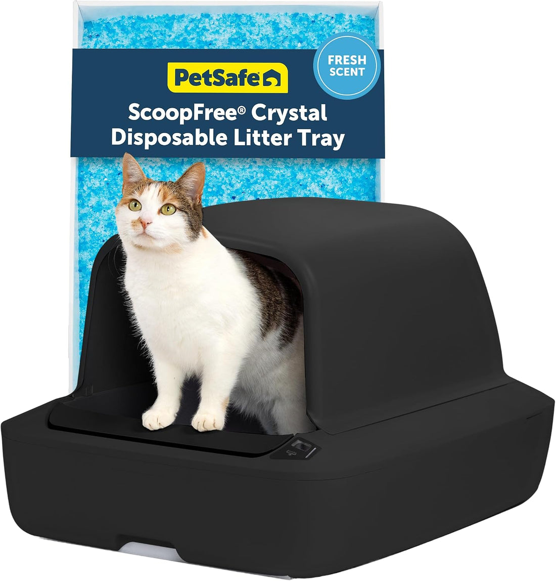 PetSafe ScoopFree Crystal Pro Self-Cleaning Litter Box