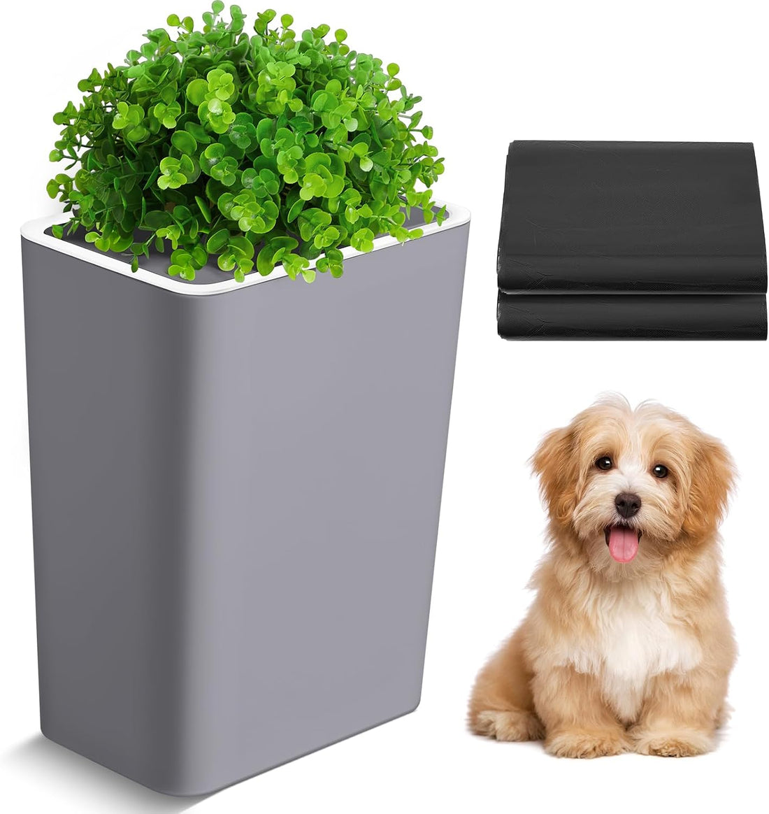 Jingmore Dog Poop Trash Can Outside
