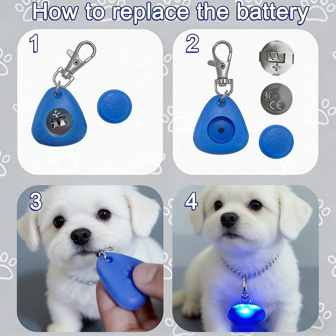 QUELIEN LED Dog Collar Light