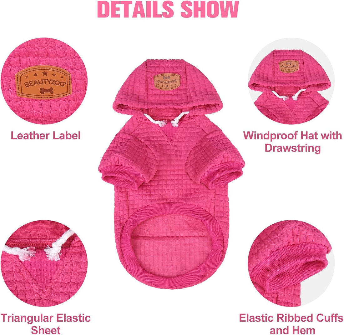 BEAUTYZOO Dog Hoodie for Small Medium Large Dogs