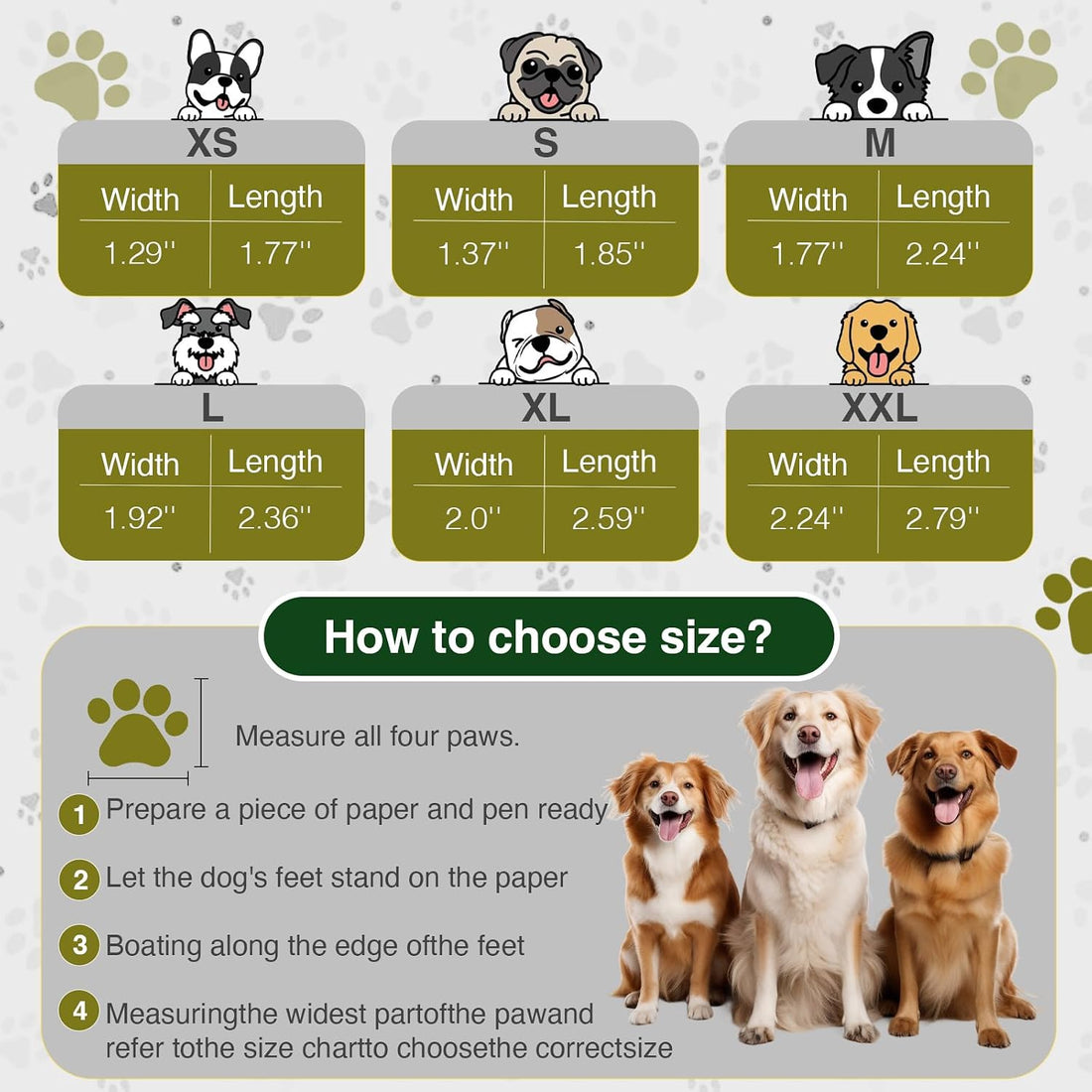 Dog Shoes for Hot Pavement and Snow - Waterproof, Non-Slip
