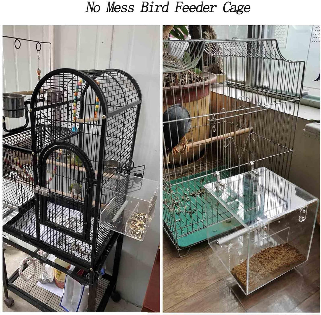 No Mess Bird Feeder for Cage