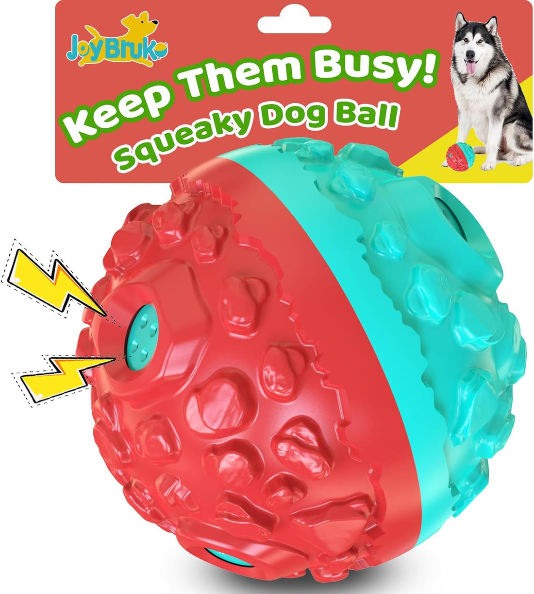 Dog Giggle Balls for Aggressive Chewers Interactive Dog Toy Ball