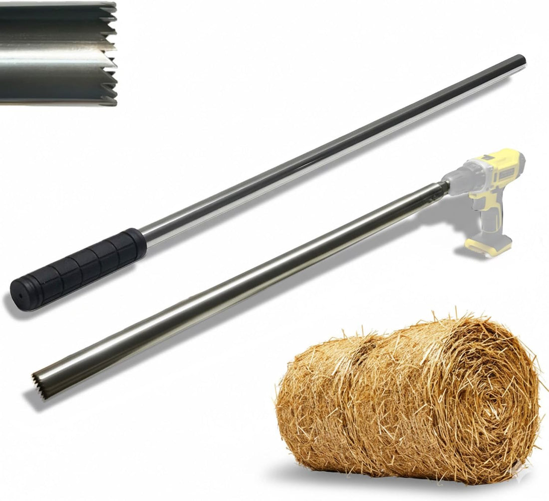 Hay Probe Sampler Electric Drill Compatible 26 Inch Stainless Steel