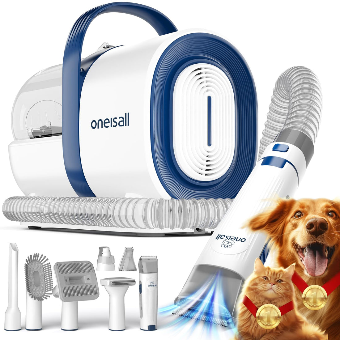 oneisall Dog Grooming Vacuum