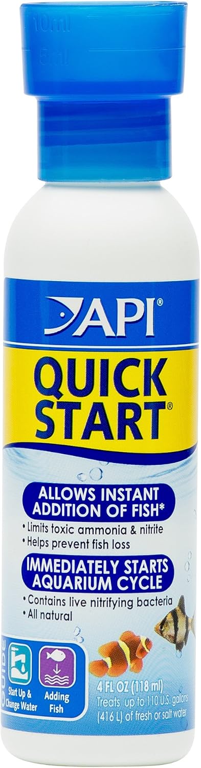 API Quick Start Freshwater & Saltwater Aquarium Nitrifying Bacteria