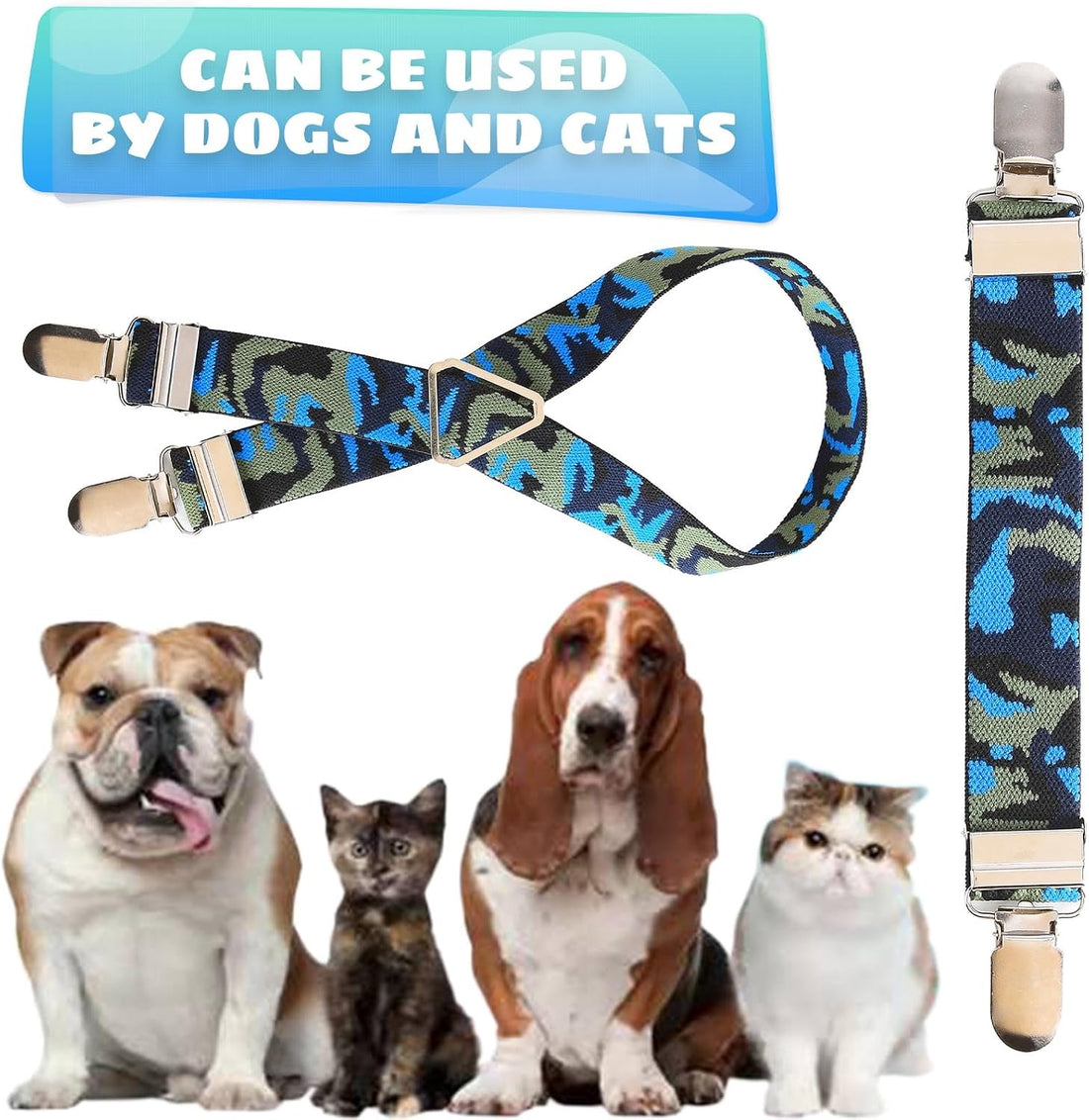 Dog Suspenders for Diaper Belly Bands Canine Harness Keep Diapers