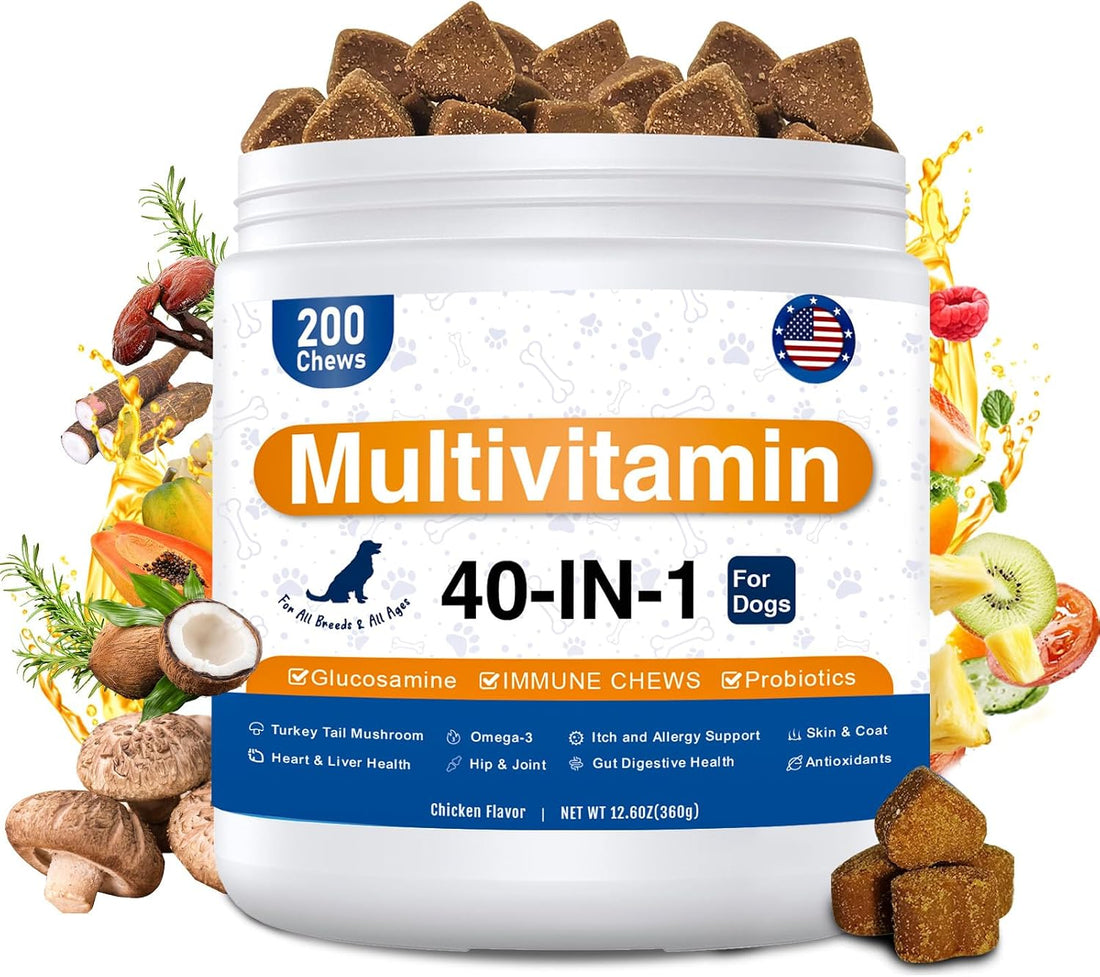 Dog Multivitamin Chews 150ct 40-in-1 Dog Vitamins and Supplements