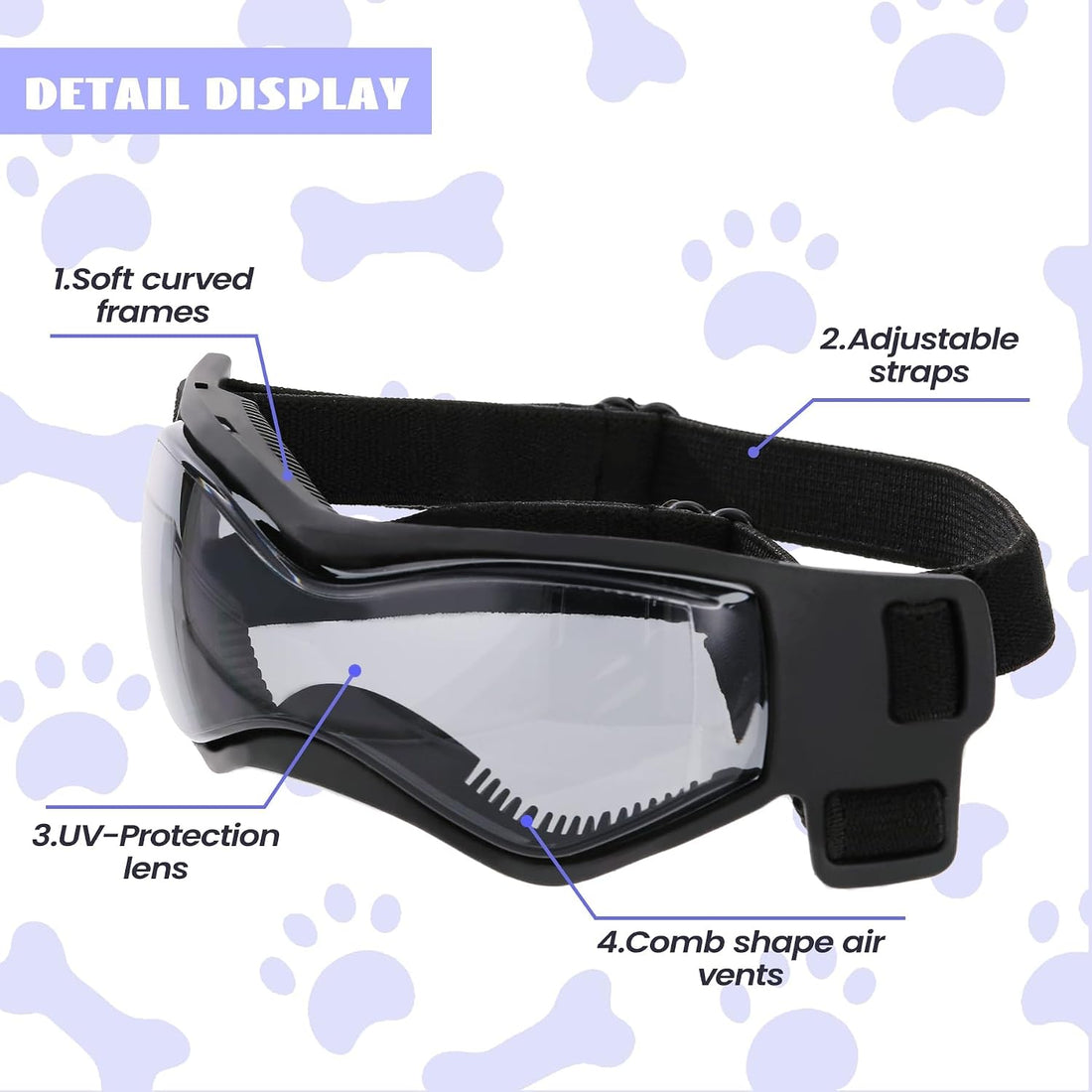 Kagoty Small Dog Goggles Small Breed