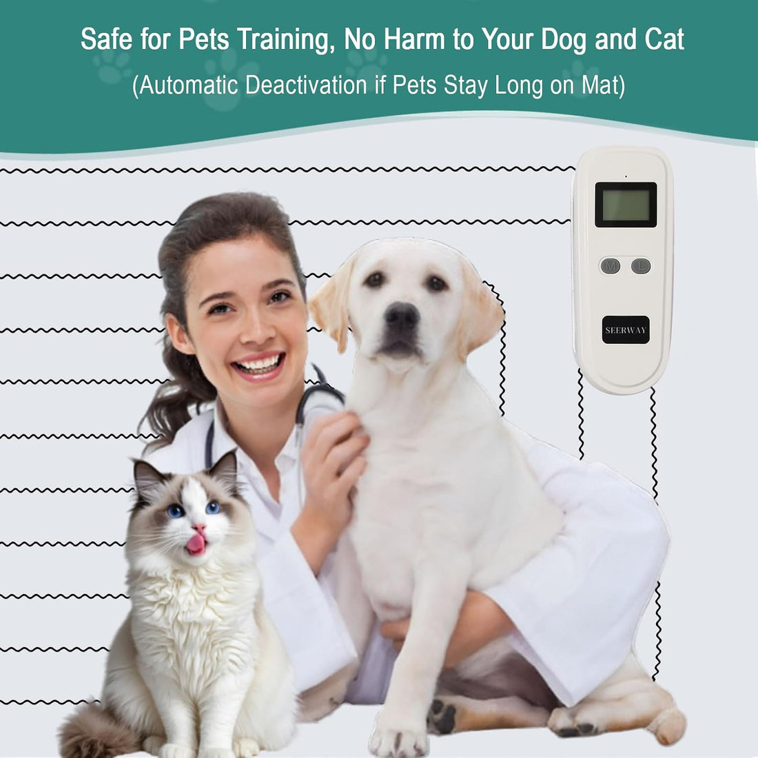 SEERWAY Rechargeable Scat Pet Shock Mat